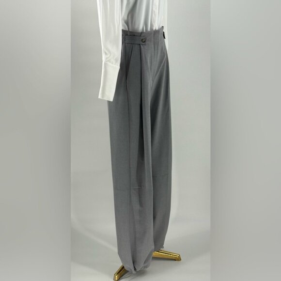 🆕 RAT & BOA 🧿 NWT Simona Pleated Trouser, Adjustable Drawstring, Grey - Sz XS - Picture 9 of 16